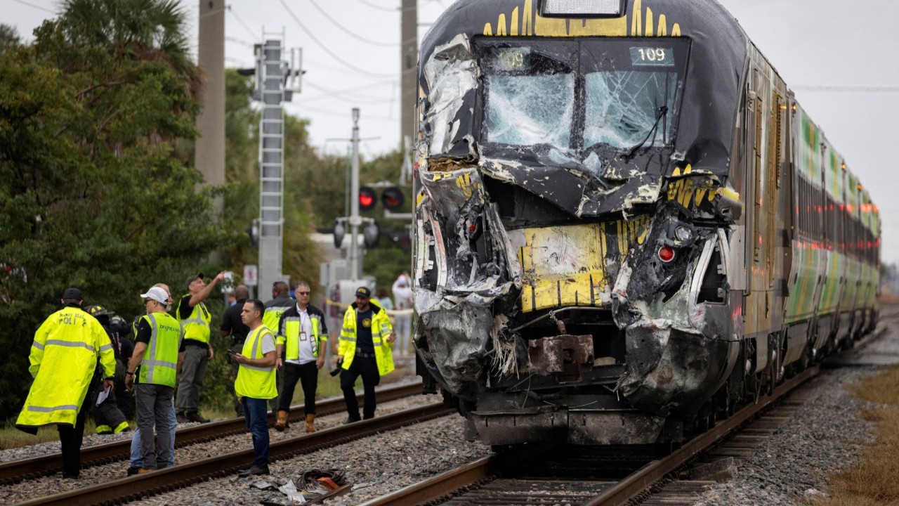 ABD'deki tren kazası kamerada