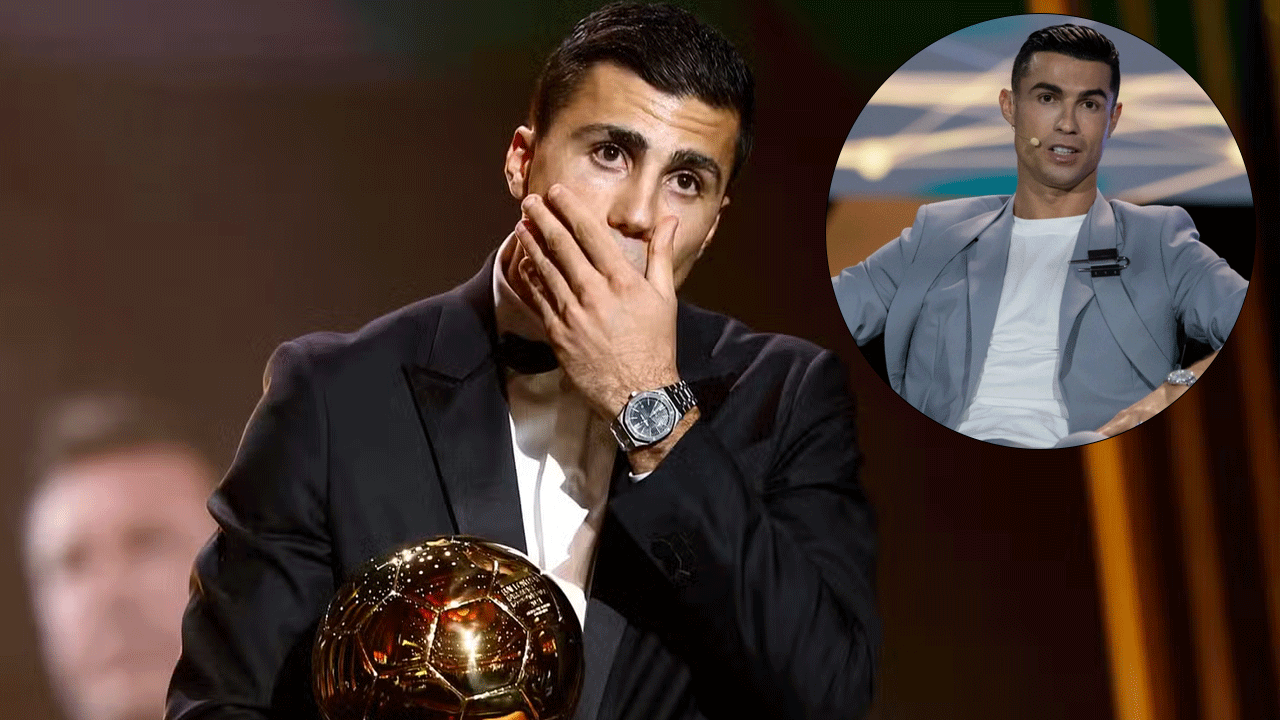 Ronaldo'yu köşeye sıkıştırdı: Rodri'den 'çok ince' Ballon d’Or yanıtı