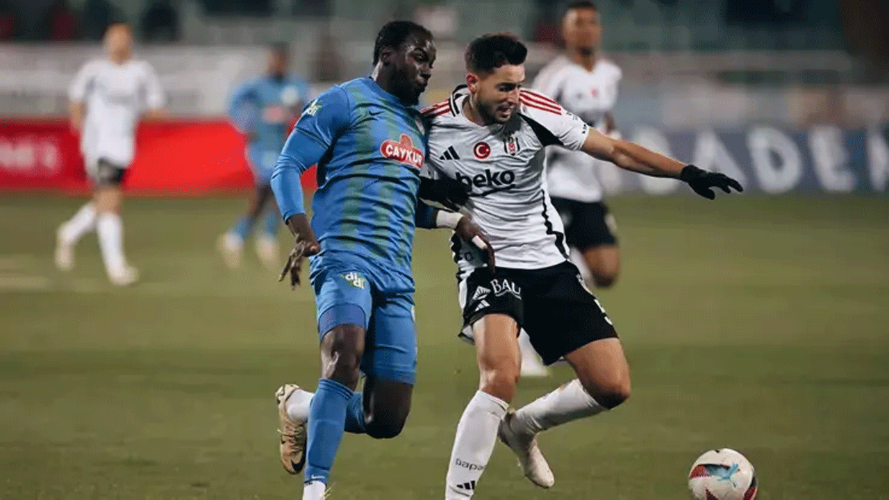 Beşiktaş'ı Rize'de sakatlık vurdu: Sahayı gözyaşlarıyla terk etti