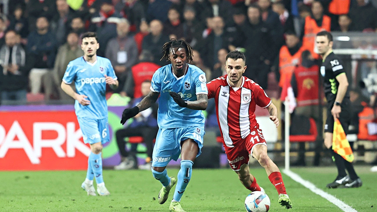 Trabzonspor'da yine hüsran: Karadeniz derbisi Samsunspor'un oldu