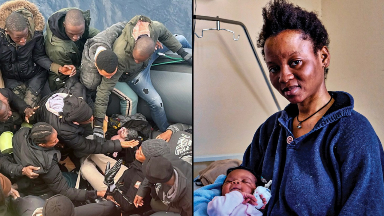 Mülteci teknesinde doğum yapan kadın ilk kez konuştu