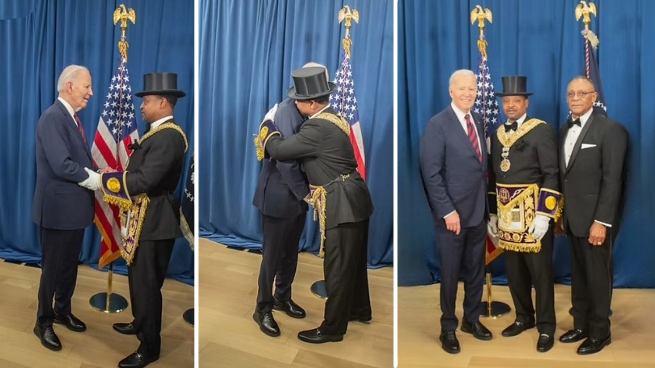 Biden, 'Üstat Mason' oldu