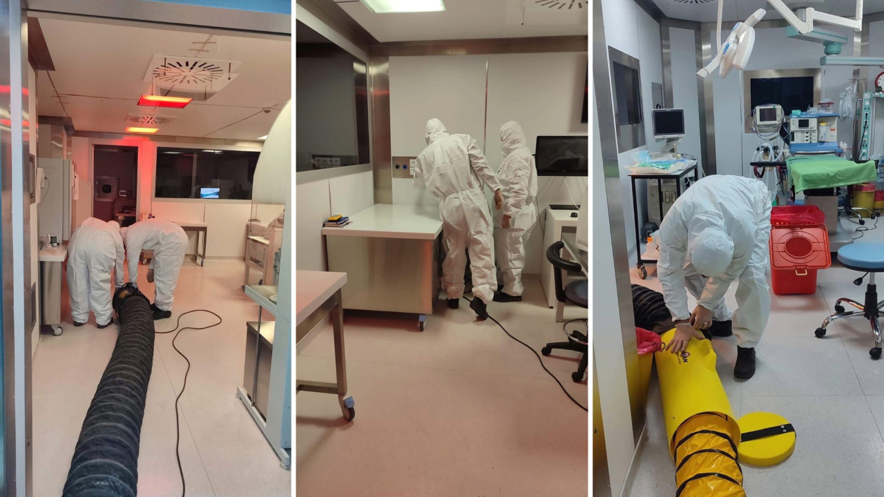 Tüp bebek ünitesinde patlama: Kimyasal gaz sızdı