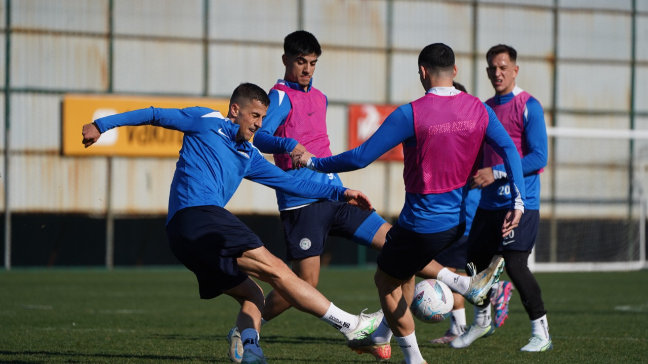 Çaykur Rizespor, Fenerbahçe maçının hazırlıklarına başladı