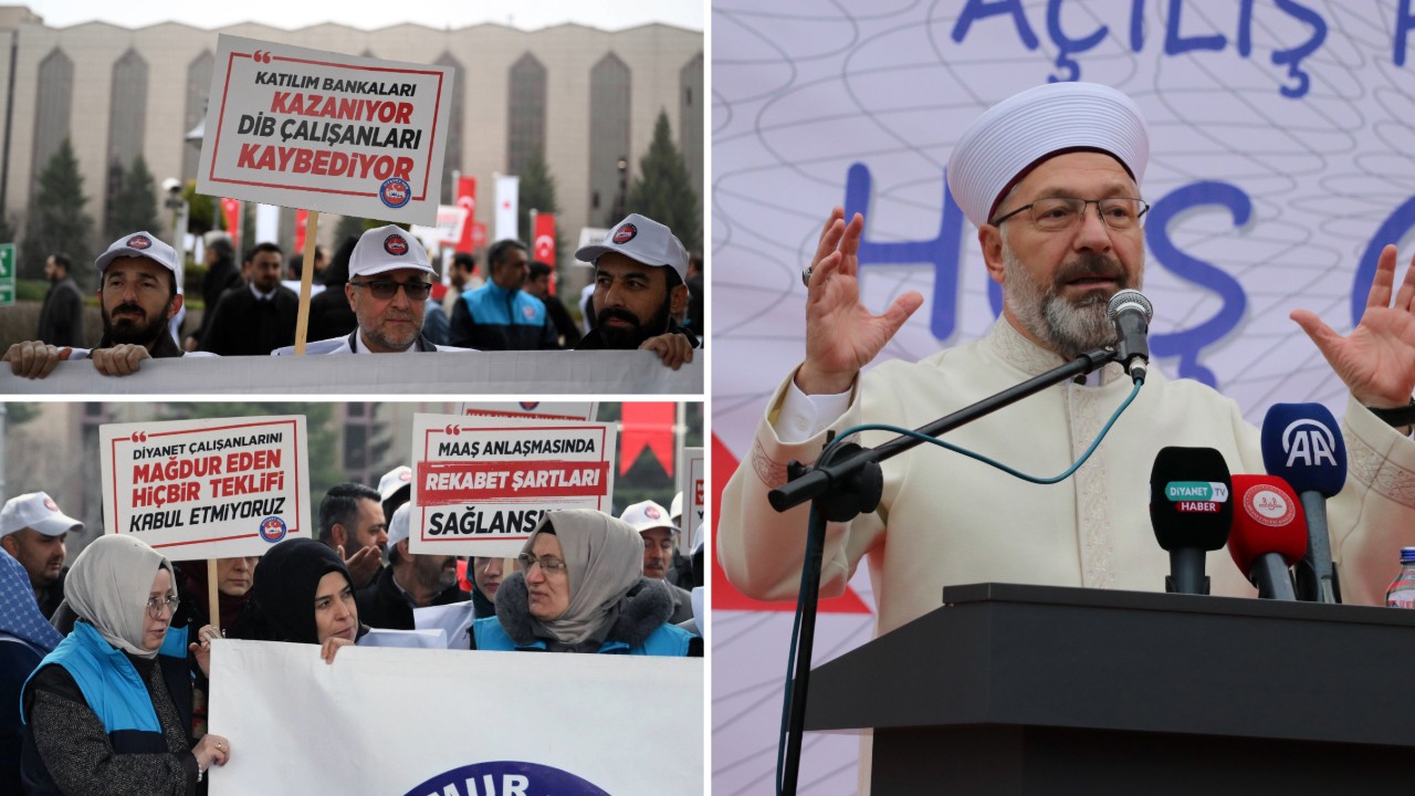 Diyanet çalışanları Ali Erbaş'ın kapısına dayandı