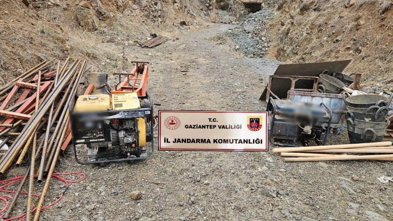 Kaçak maden ocağına suçüstü