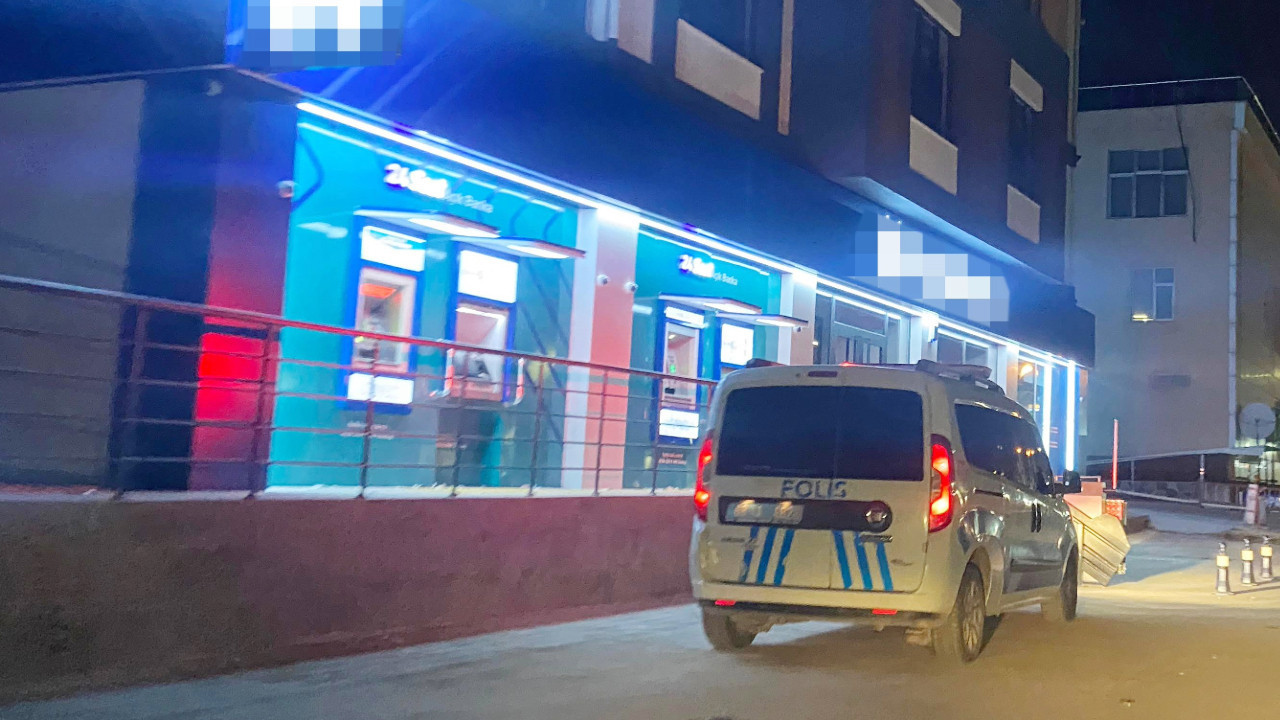 Banka alarmı polisi harekete geçirdi