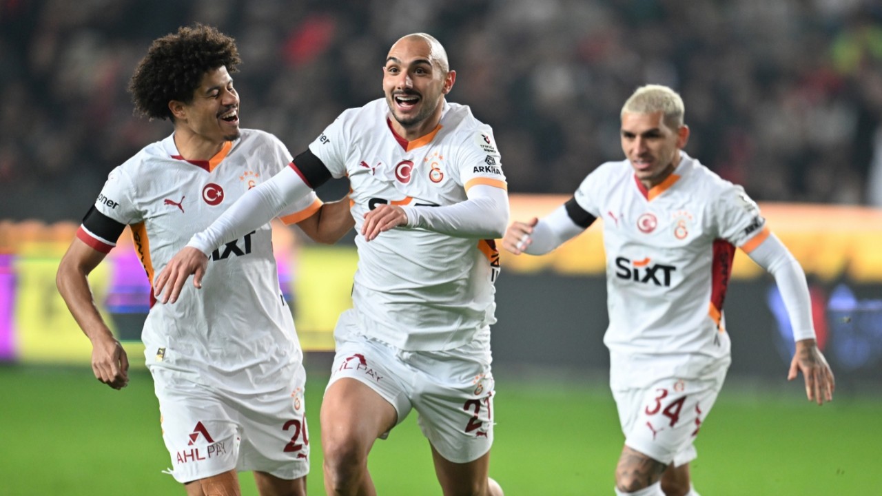 Galatasaray, Gaziantep FK deplasmanında tek golle kazandı, rekor kırdı!