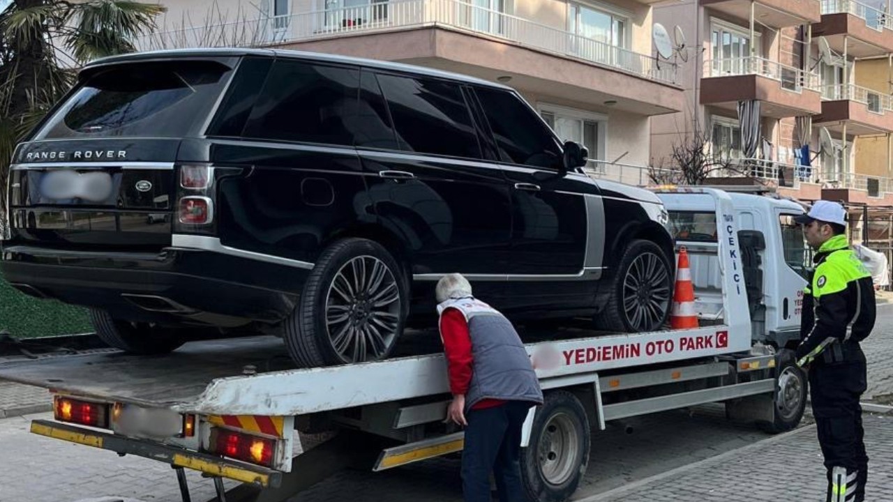 Çakarlı aracın sürücüsüne ceza yağdı