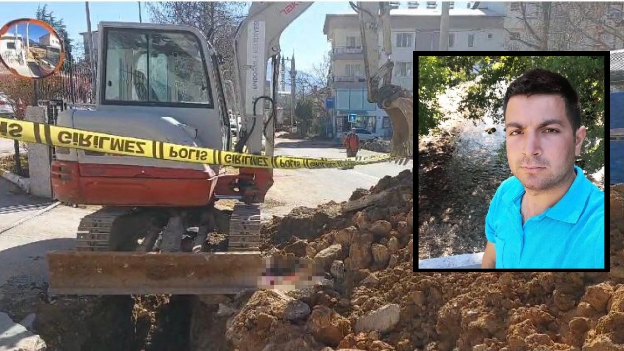 Korkunç kaza: Kepçe bomuna kafası sıkışan işçi hayatını kaybetti