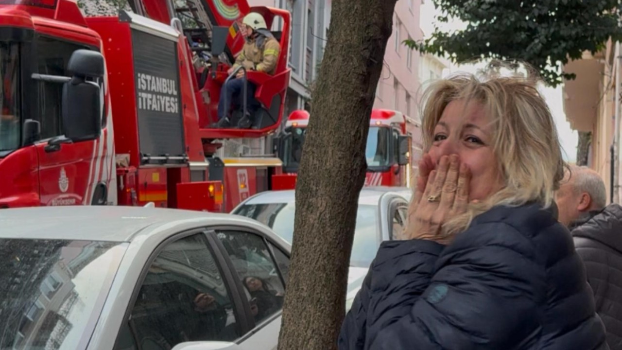 Şişli'de yangın: Alevlerin arasında can verdi