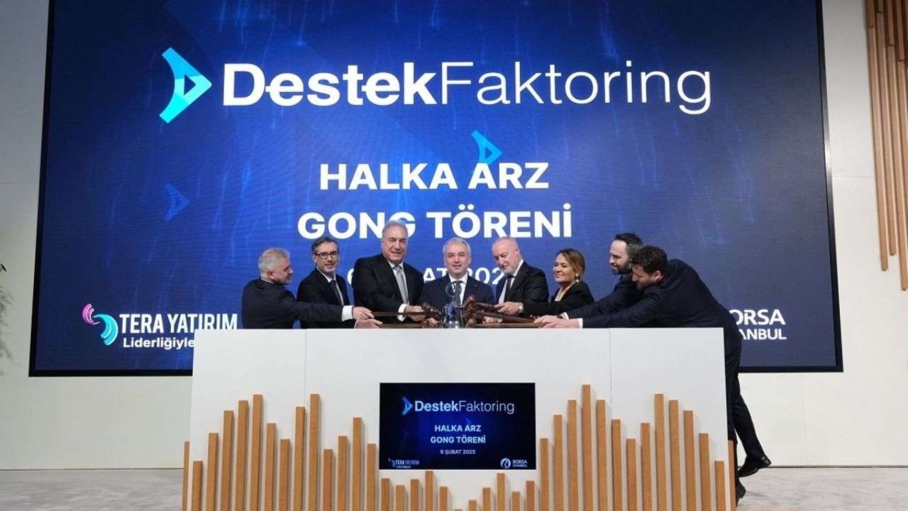 Borsada gong Destek Finans Faktoring için çaldı