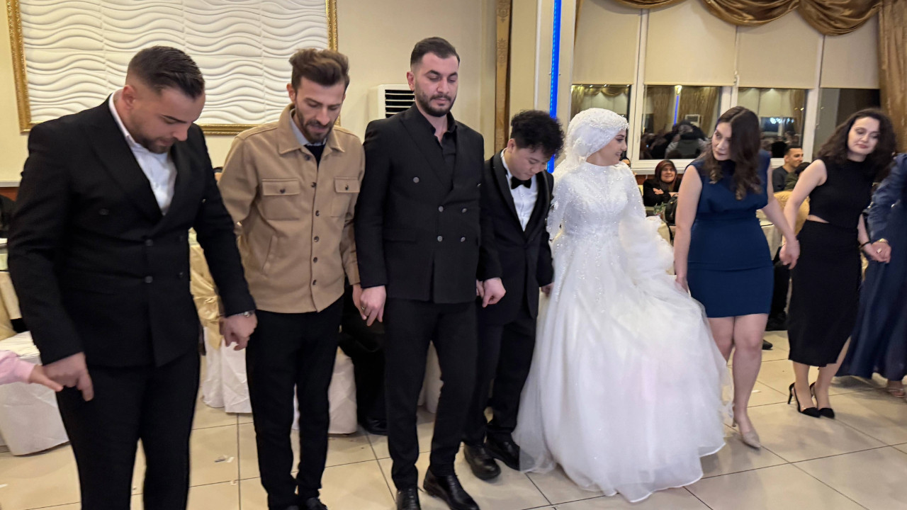 Çinli damat Müslüman oldu, düğünde horon tepti