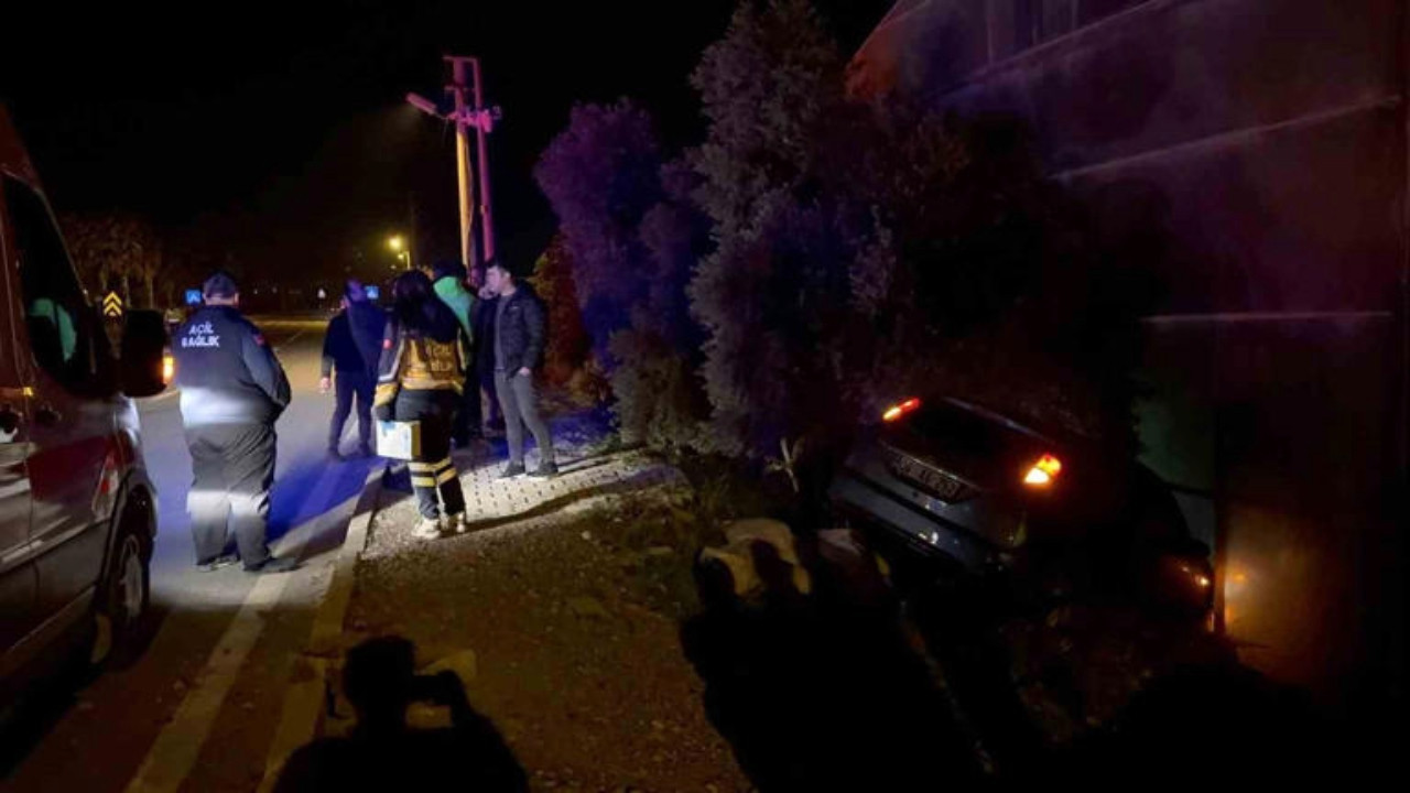 Kaza yapan alkollü sürücü '5 metre' diye tutturdu