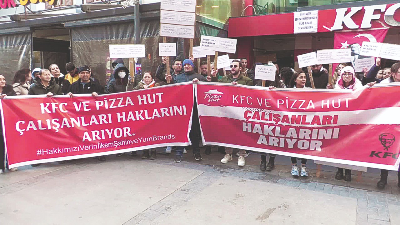 KFC ve Pizza Hut işçileri Meclis gündemine taşındı