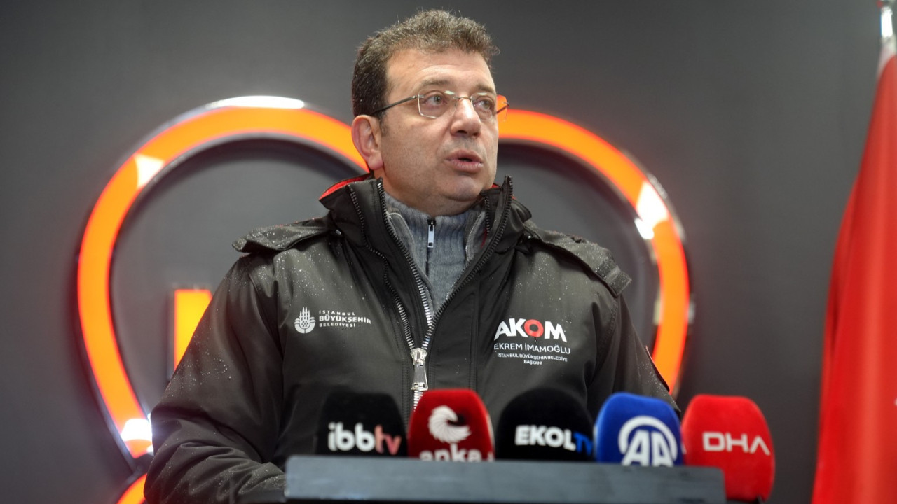 İmamoğlu'ndan kar uyarısı: Zorunlu olmadıkça aracınızla trafiğe çıkmayın