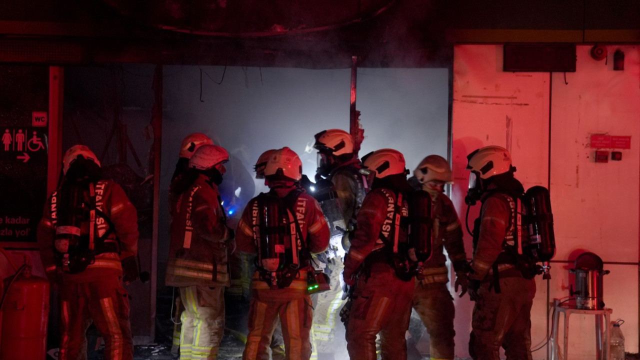 Benzinlikte korkutan yangın