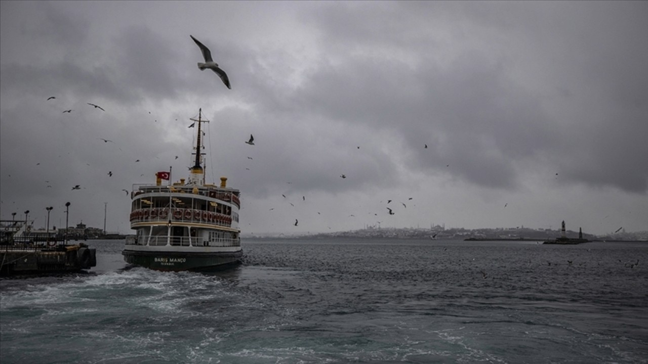 İstanbul'da vapur seferleri iptal