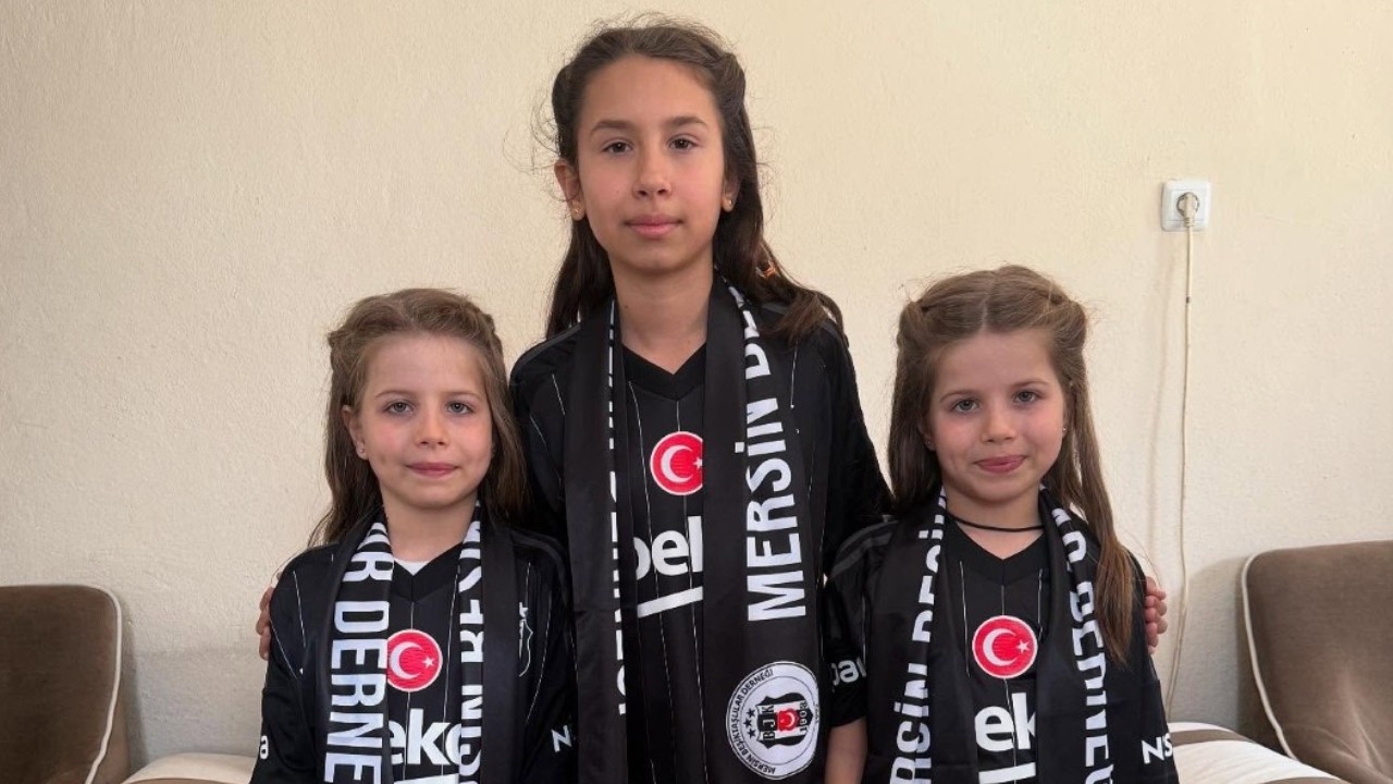 Fanatik baba üç kızına da "BJK" ismini verdi