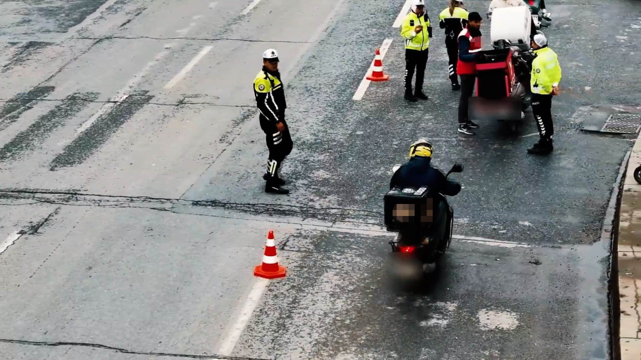 300 binden fazla motosikletliye ceza