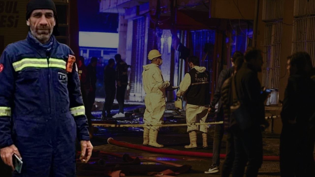 Kuleden kopan demir işçinin göğsüne saplandı