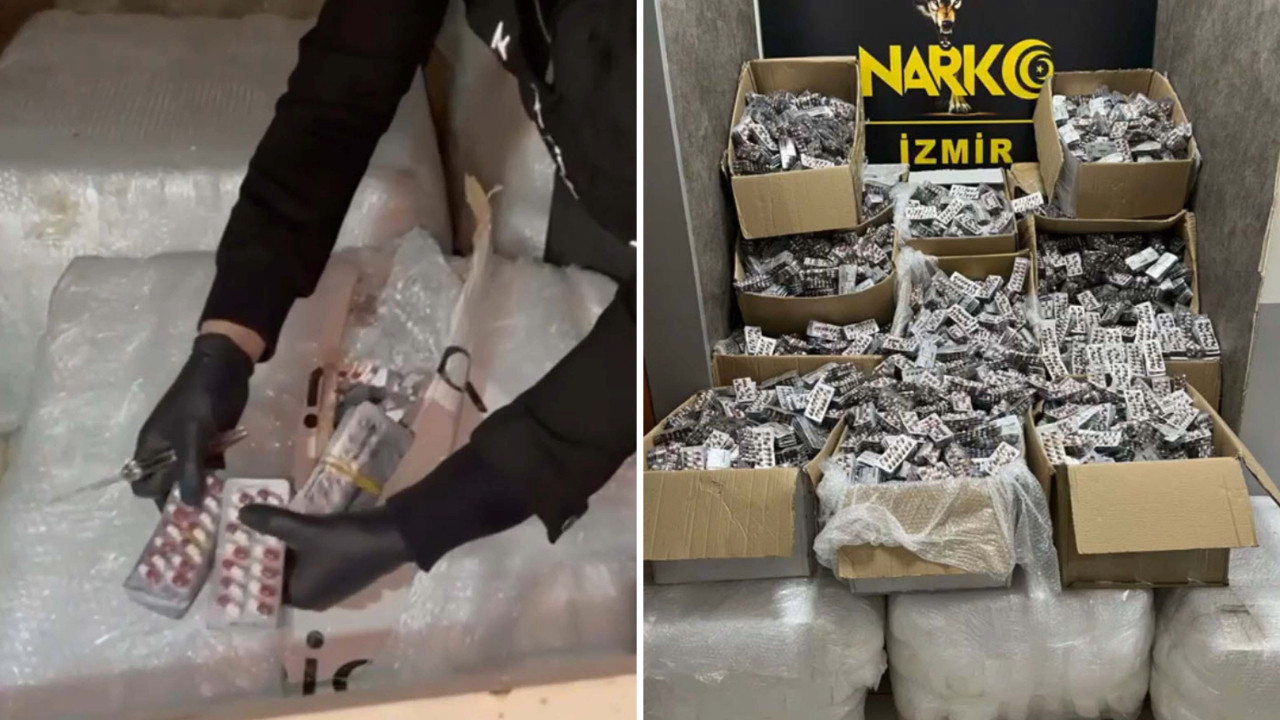 Torbacılara gidecekti: 275 bin 800 hap yakalandı