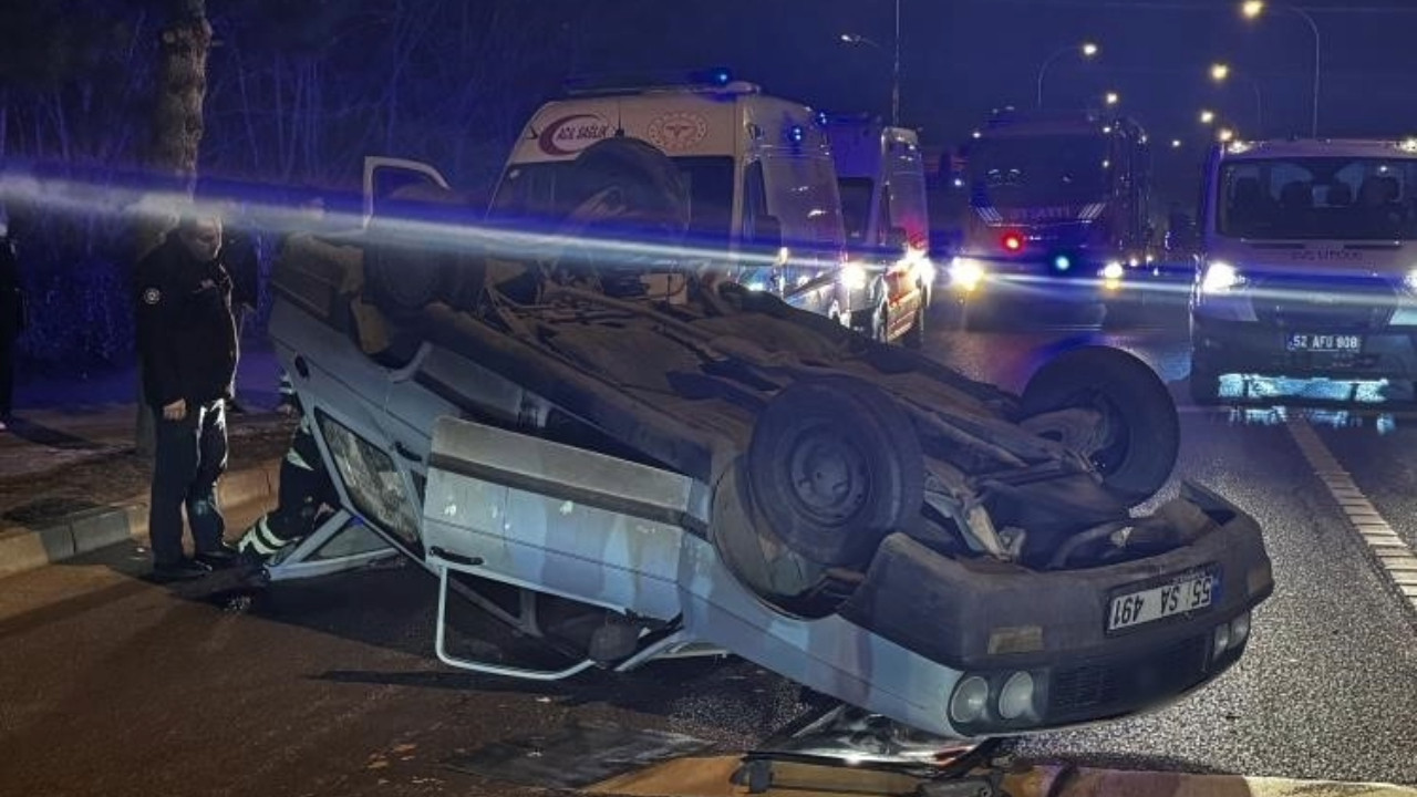 Feci kazadan burnu bile kanamadan kurtuldu