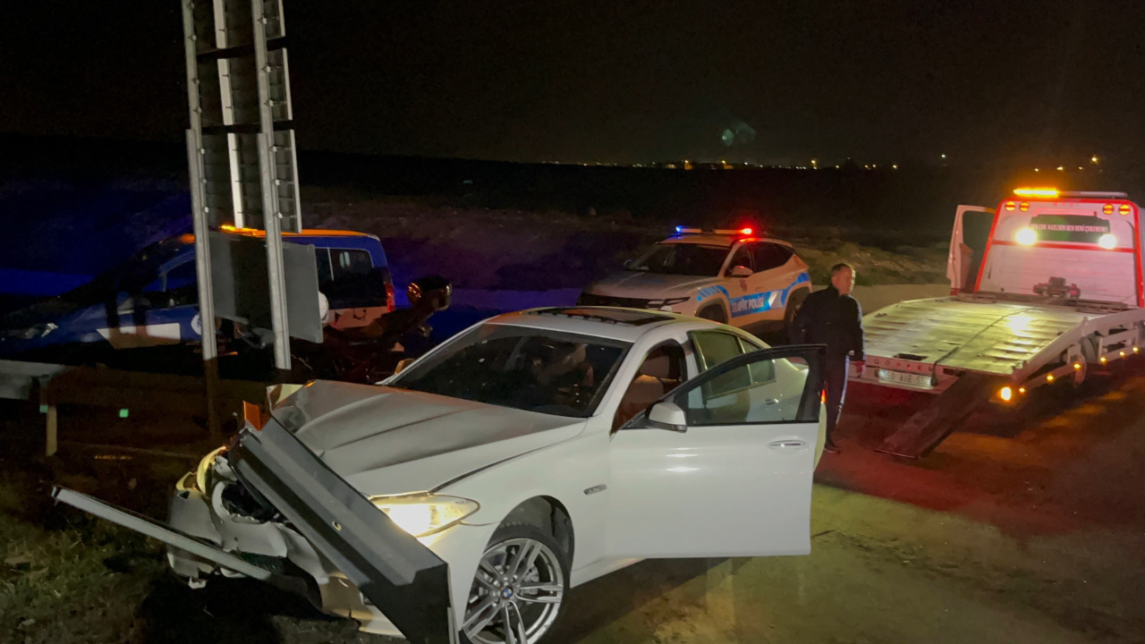 Polisten kaçarken kaza yaptı, paylaşımı dikkat çekti