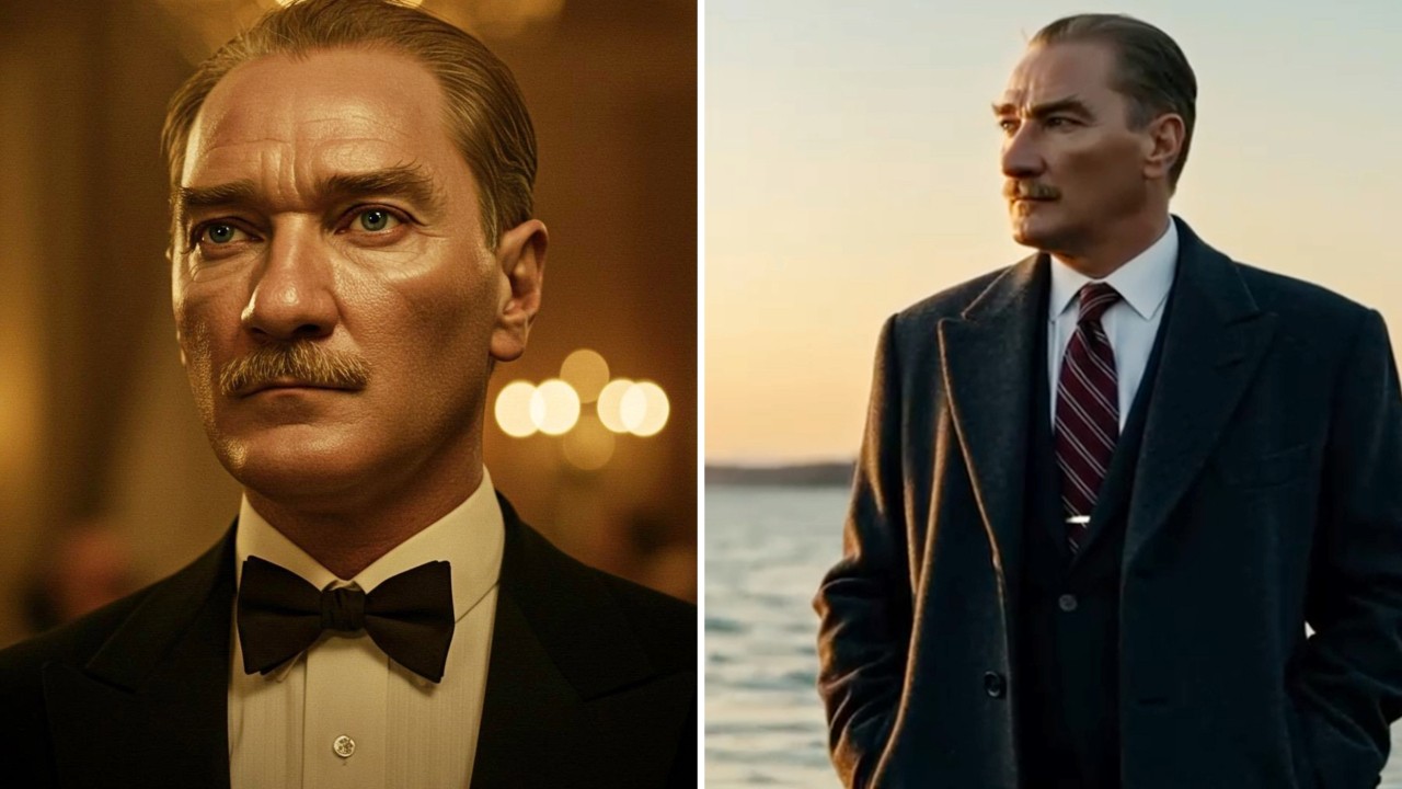 Yapay zeka ile Atatürk'e hayat verdiler! Sosyal medyada 9,5 milyon izlendi...