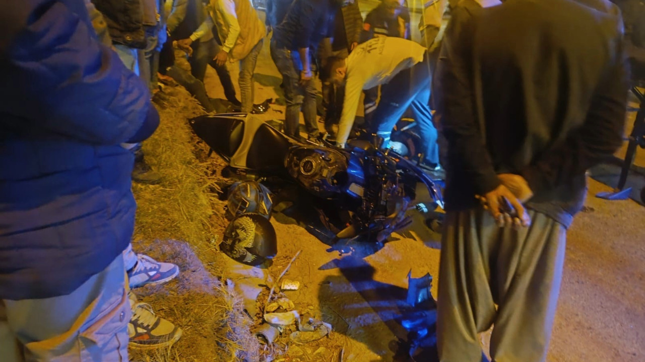 Motosiklet-otomobil kazasında 1 kişi öldü