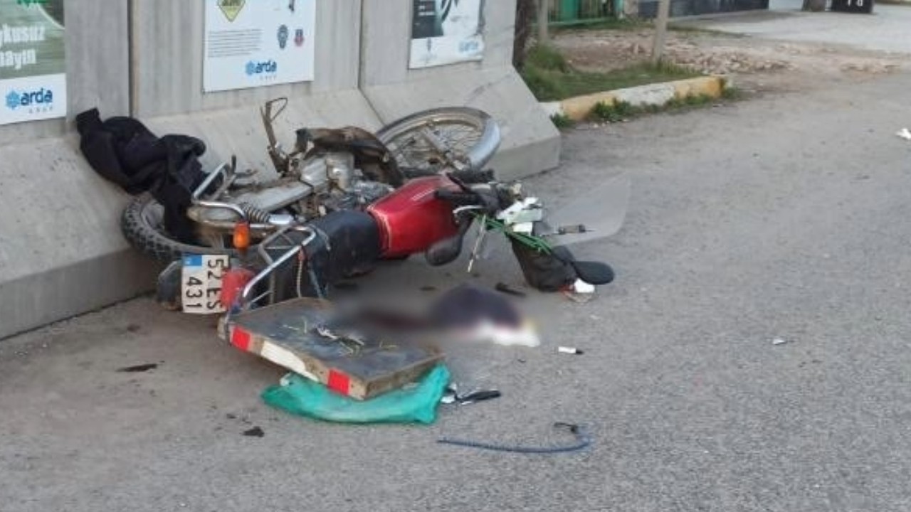 Ordu'da feci kaza! Cipin çarptığı motosikletteki 2 kişi can verdi