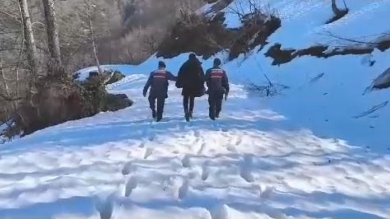 Cezaevi firarisi dağda kaybolunca jandarmadan yardım istedi