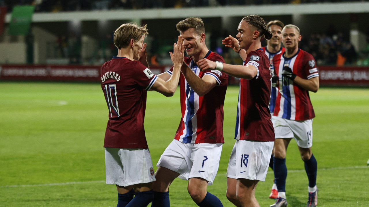 Norveç'ten 5 gollü galibiyet: Dünya Kupası elemelerine hızlı başladı