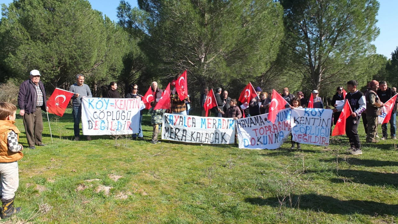 Vatandaşlar tesise karşı: Başka yer mi yok başkanım?