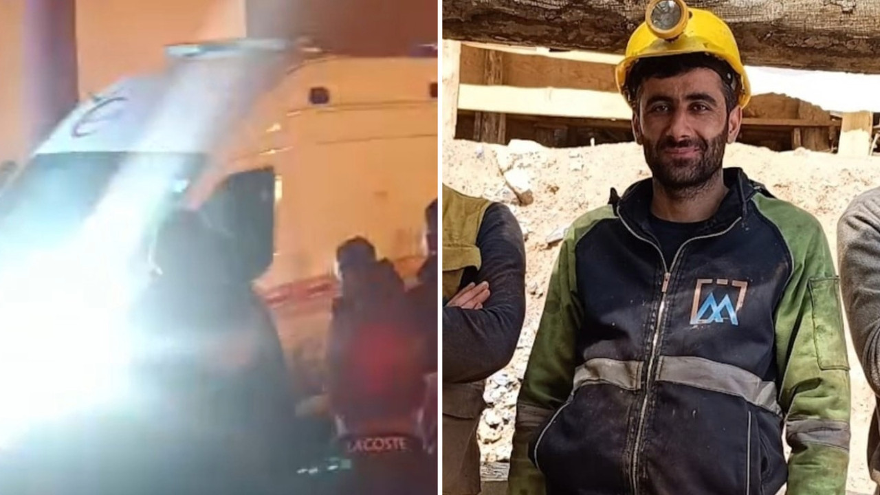 Maden ocağında iş makinesinin altında kalan işçi öldü