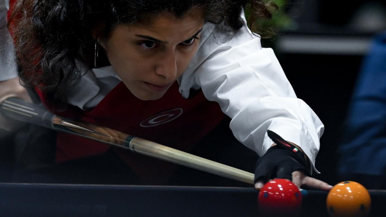 Milli bilardocu, Güzin Müjde Karakaşlı Avrupa 3'üncüsü oldu