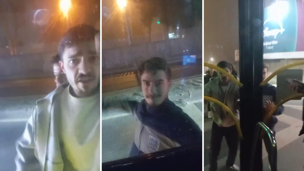 Şoför durak dışında durmadı diye otobüse saldırdılar