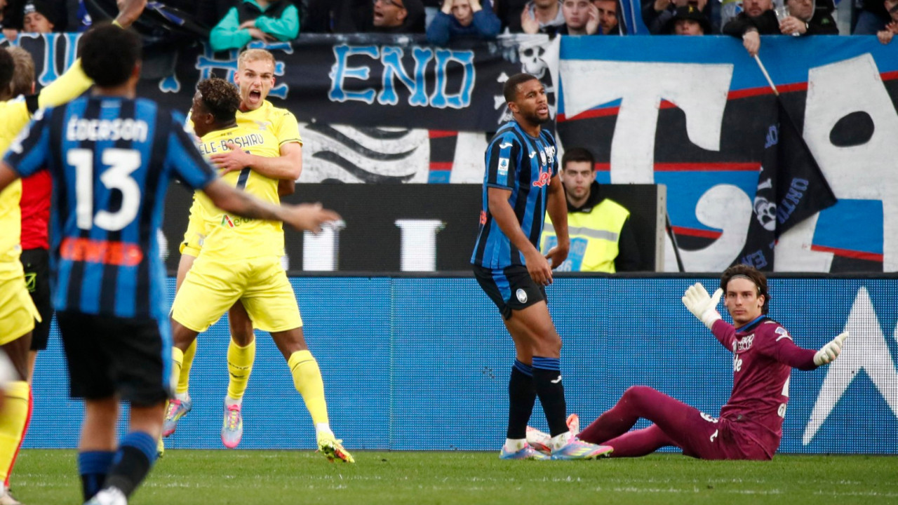Atalanta'ya evinde Lazio darbesi