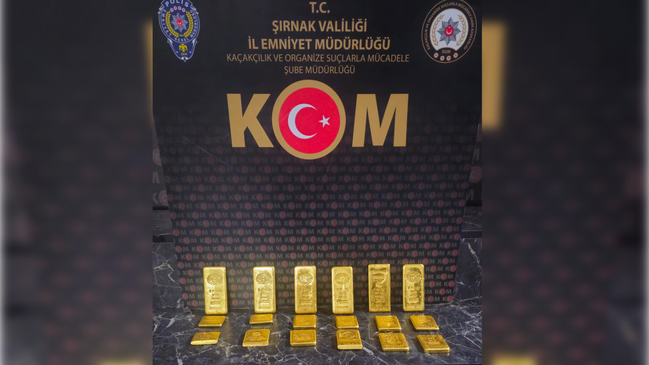 Şırnak'ta 11,5 kilo altın ele geçirildi: 64 gözaltı