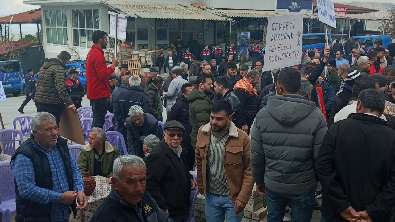 Köylüler maden talanına karşı ayakta