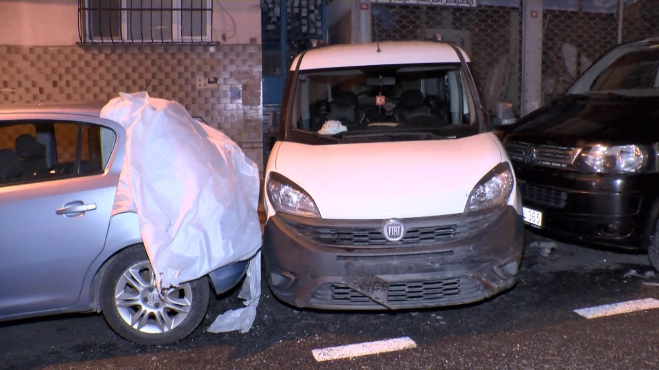 Çarptı, geçti, durmadı: Dokuz araca hasar verdi