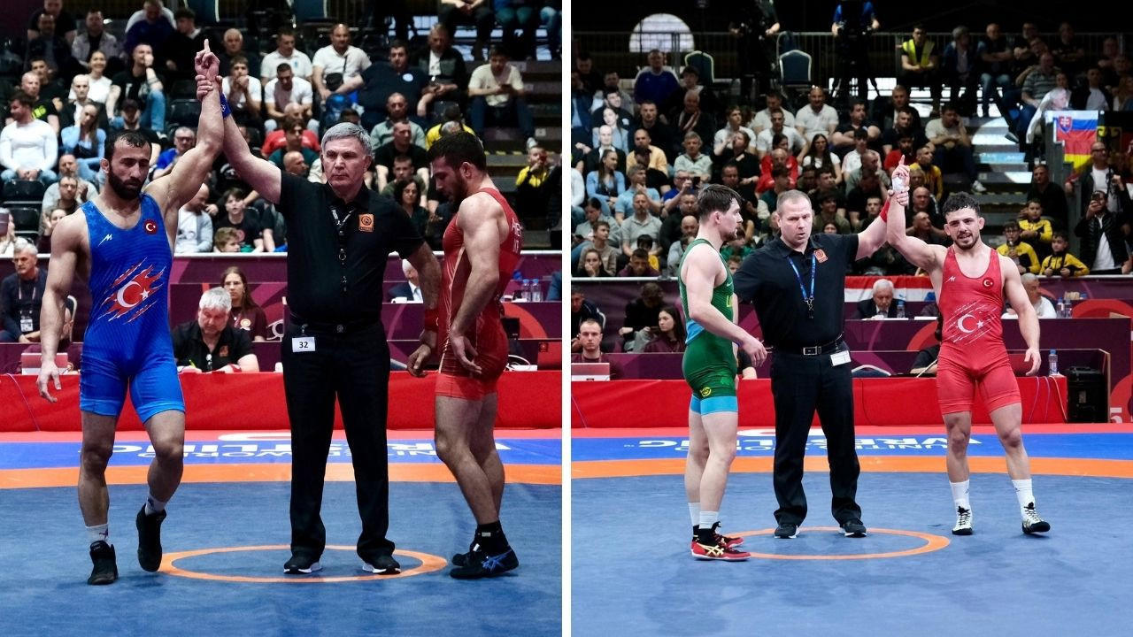 Mehmet Mustafa Şahin ve Burhan Akbudak'dan bronz madalya