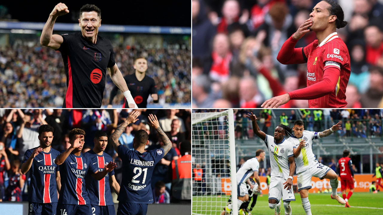 Barcelona, Inter ve Liverpool şampiyonluğa yürüyor