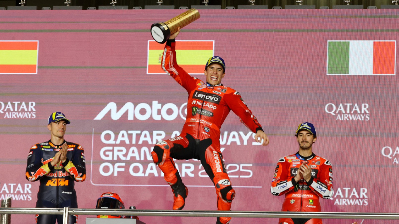 MotoGP Katar'da kazanan Marc Marquez