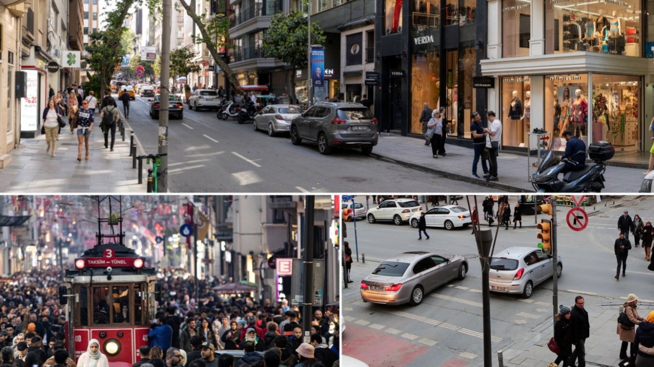 Bağdat Caddesi çıkışta, İstiklal ve Nişantaşı düşüşte