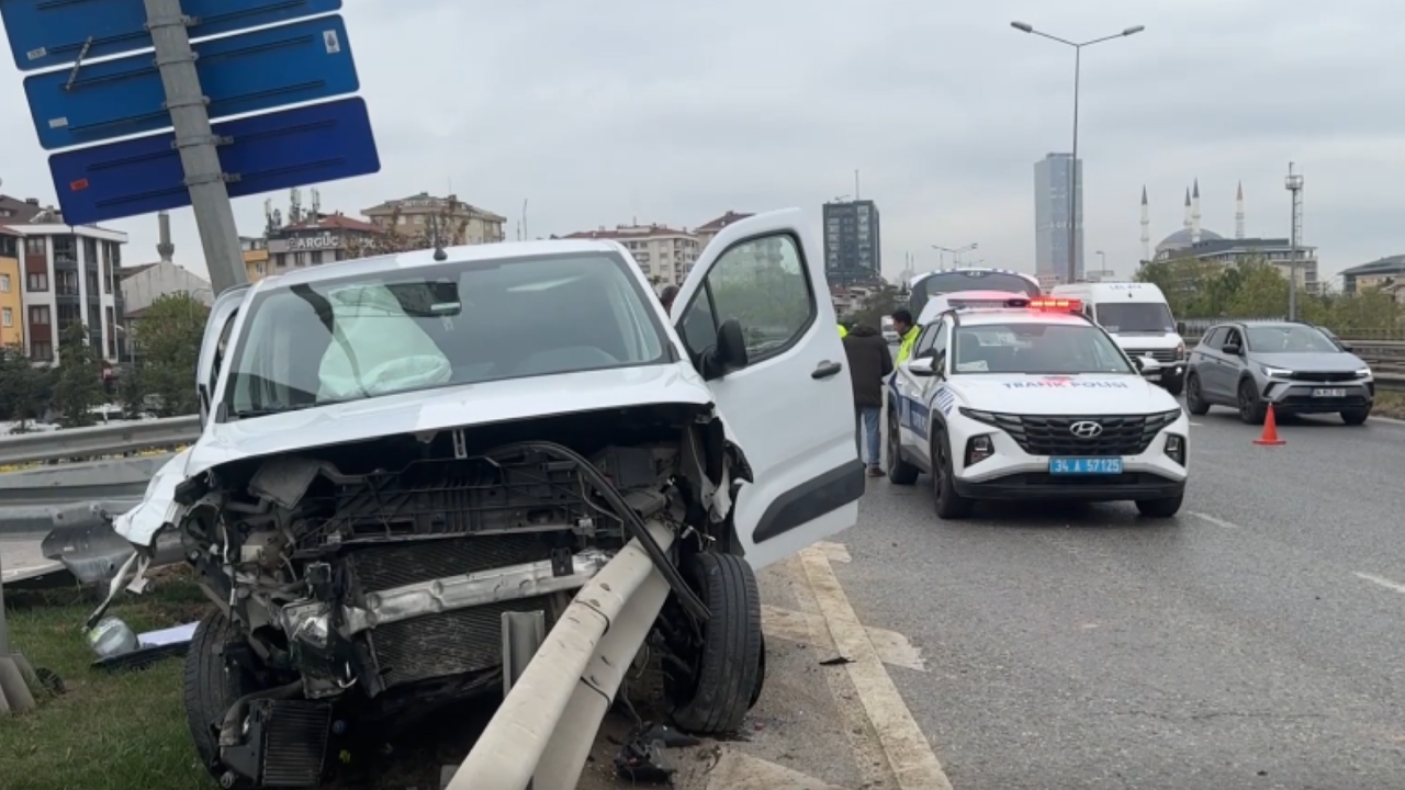 Bariyerlere ok gibi saplandı