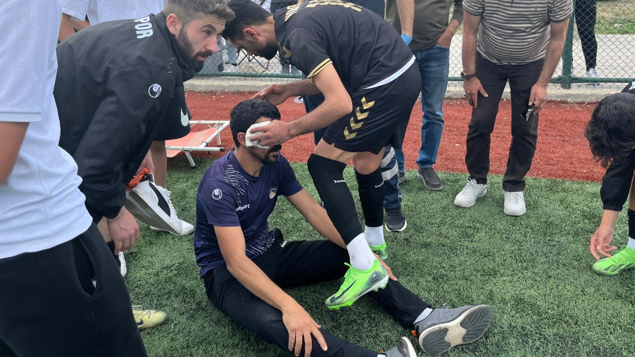 Konya'da amatör maçta olay: 2 yaralı