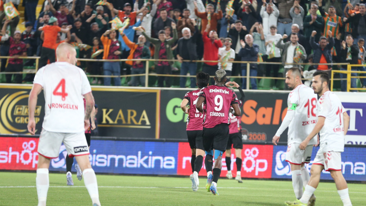 Alanyaspor'dan hayati 3 puan: Samsun'dan üst üste 4'üncü yenilgi!
