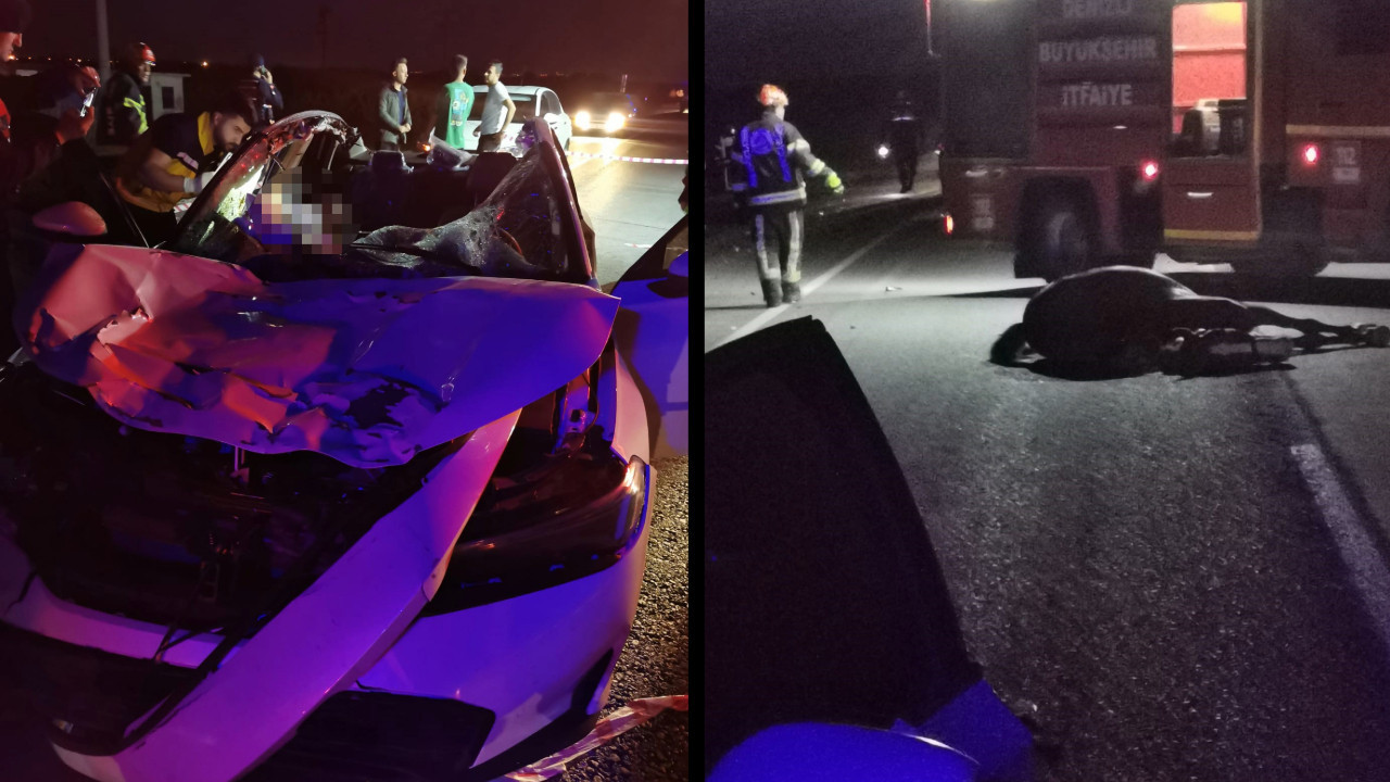 Feci kaza: Ata çarptı, arkadaşı can verdi