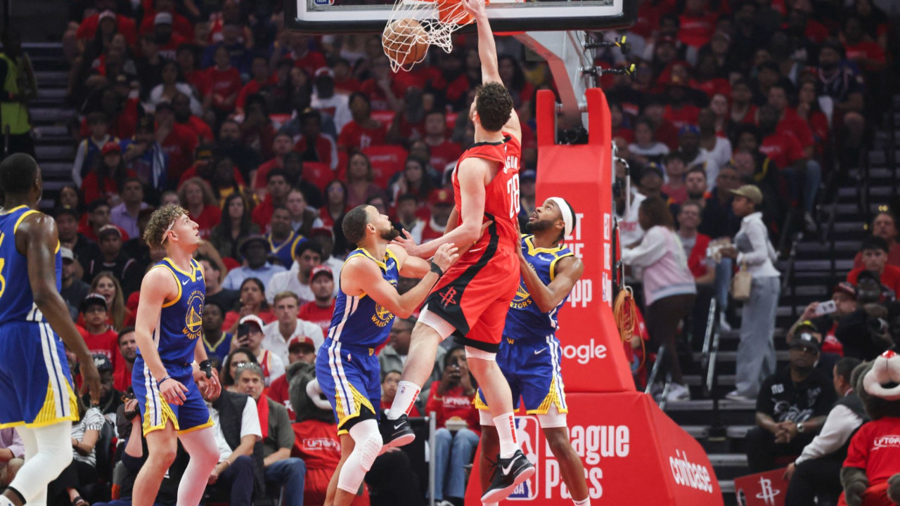 Alperen, Warriors'a 'ben buradayım' dedi: Rockets, seriyi 1-1 yaptı